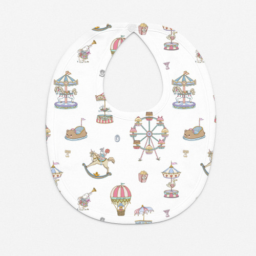 Baby Bib with Picot Trim BI..
