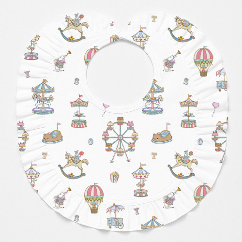 Baby Bib with Ruffles for g..