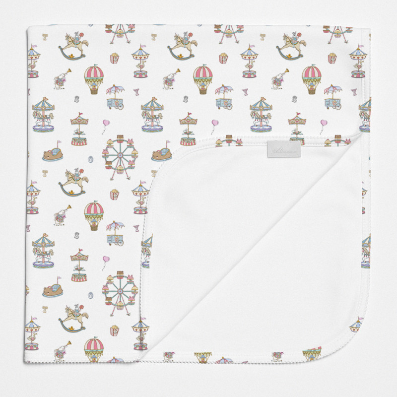 Two-Layer Baby Blanket BL001  MERRY GO