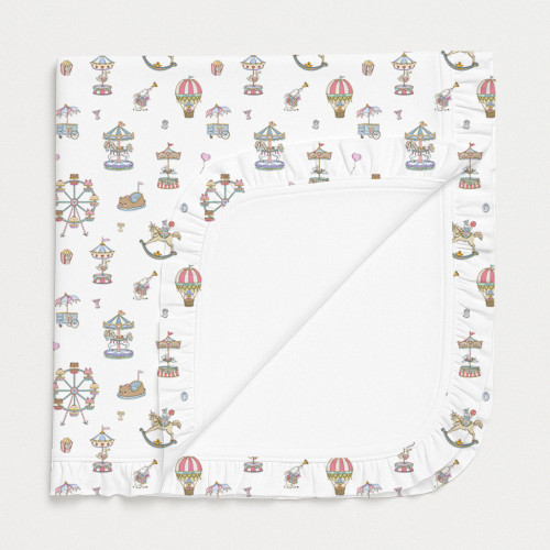 Two-Layer Baby Blanket with..