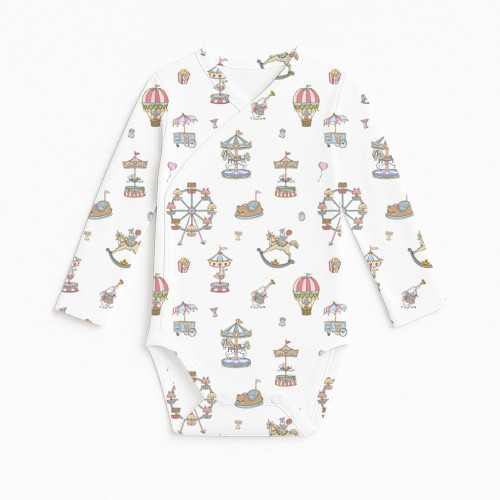 Printed Long-Sleeve Kimono ..