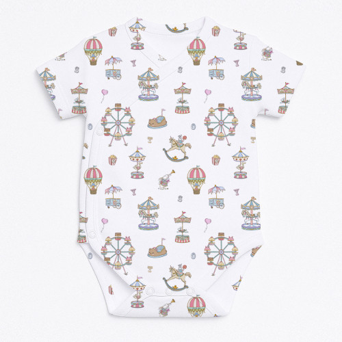 Printed Short-Sleeve Kimono..