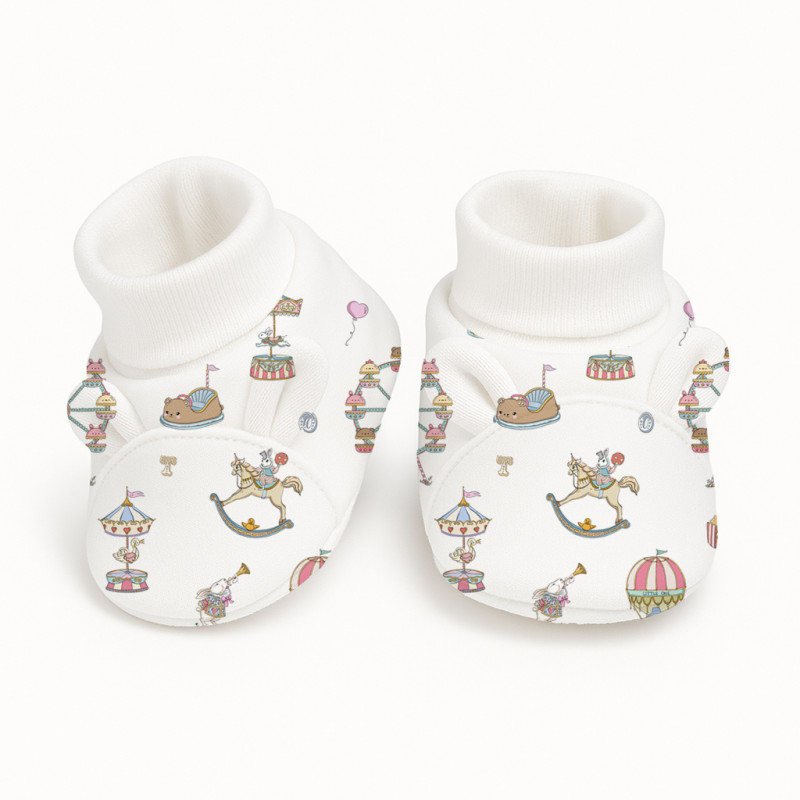 Funny Bear Booties with Ears BT001 MERRY GO Funny Bear Booties with Ears BT001 MERRY GO