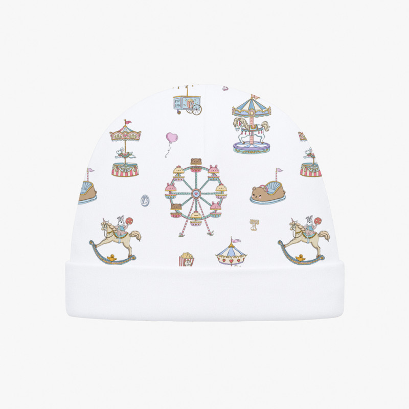Cotton Baby Hat H004 MERRY GO Cotton Baby Hat H004 MERRY GO