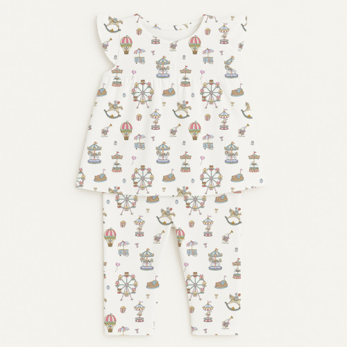 Yoke Girls Pyjama 100% orga..