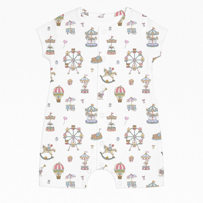 Supima Cotton Shortie R003 MERRY GO Supima Cotton Shortie R003 MERRY GO