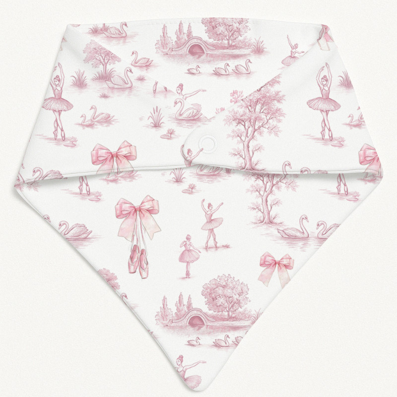 Triangle Bandana Bib for Babies Bib001 SWAN LAKE Triangle Bandana Bib for Babies Bib001 SWAN LAKE