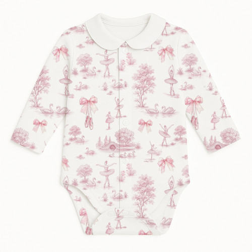 Printed Long-Sleeve Front F..