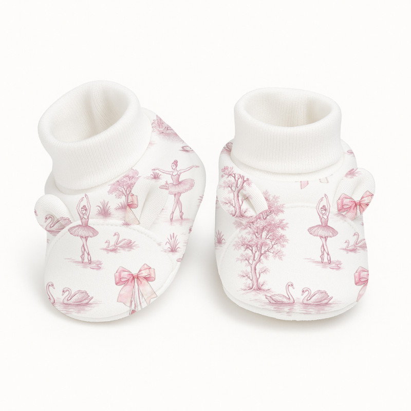 Funny Bear Booties with Ears BT001 SWAN LAKE Funny Bear Booties with Ears BT001 SWAN LAKE