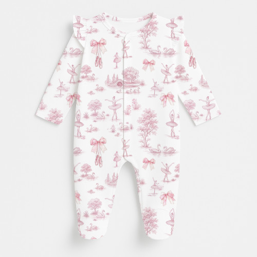 Babygrow with ruffles 100% ..