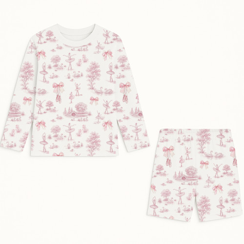 Printed Supima Cotton Top a..