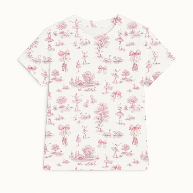 Short Sleeve T-shirt for Boys and Girls TSH001 SWAN LAKE Short Sleeve T-shirt for Boys and Girls TSH001 SWAN LAKE