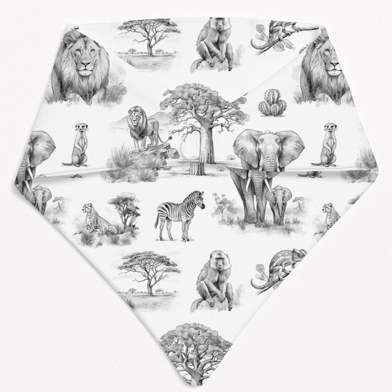 Слинявчик-бандана трикутної форми для немовлят Bib001 WILD HORIZONT