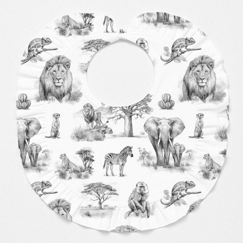 Baby Bib with Ruffles for g..