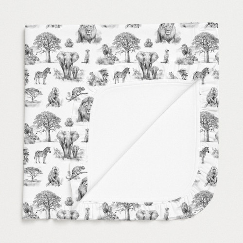 Two-Layer Baby Blanket with..