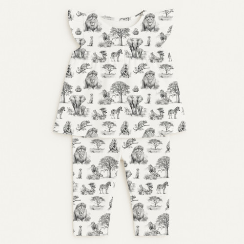 Yoke Girls Pyjama 100% orga..