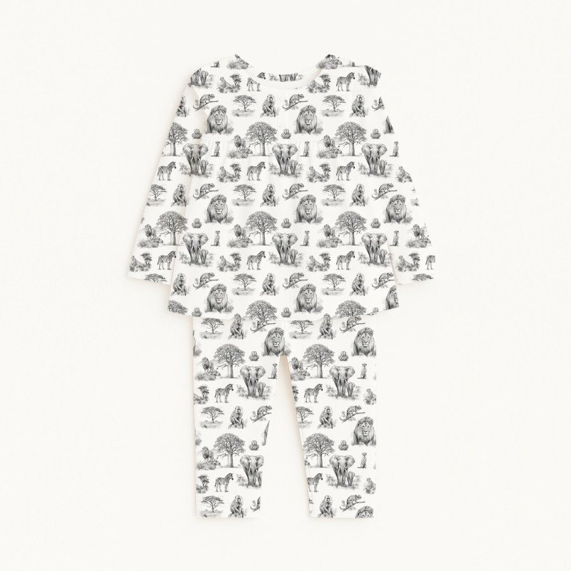 Yoke Girls Pyjama long sleeve 100% organic Cotton PJ029 WILD HORIZONT Yoke Girls Pyjama long sleeve 100% organic Cotton PJ029 WILD HORIZONT