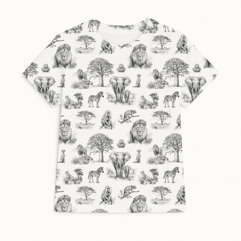 Short Sleeve T-shirt for Boys and Girls TSH001 WILD HORIZONT Short Sleeve T-shirt for Boys and Girls TSH001 WILD HORIZONT