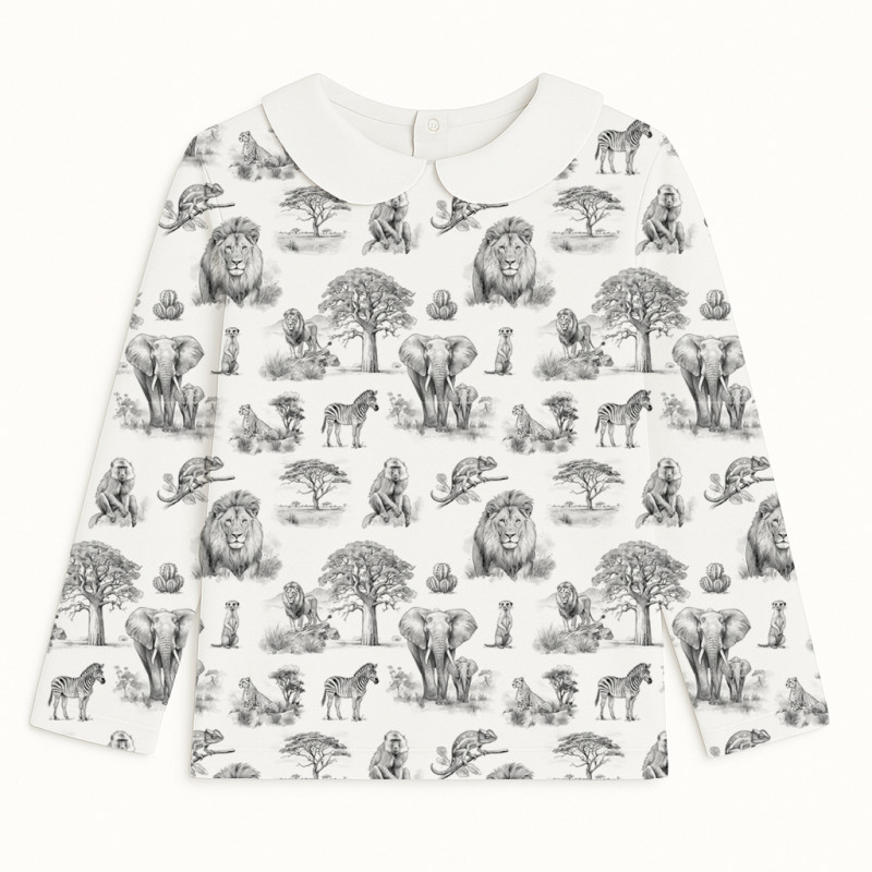 Long Sleeve T-shirt for Boys and Girls з комiрцем TSH002CL WILD HORIZONT Long Sleeve T-shirt for Boys and Girls з комiрцем TSH002CL WILD HORIZONT