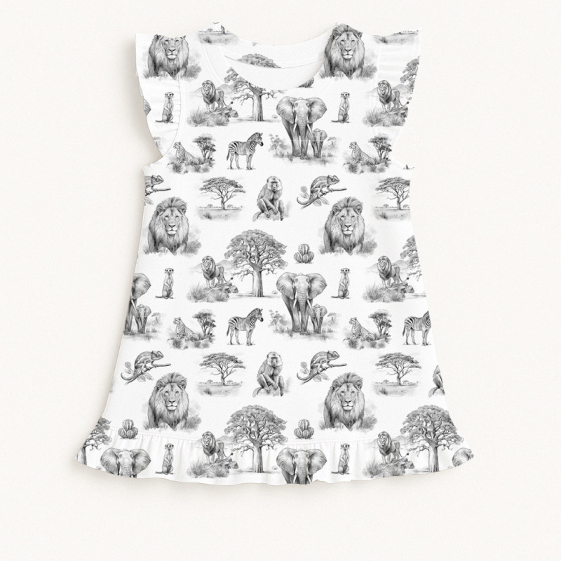 Frill Trim Sleeveless Top for Girls TSH003 WILD HORIZONT Frill Trim Sleeveless Top for Girls TSH003 WILD HORIZONT