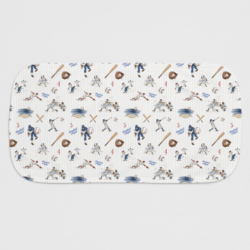 Burpy Bib BB009 – Organic Supima Cotton BASEBALL Burpy Bib BB009 – Organic Supima Cotton BASEBALL