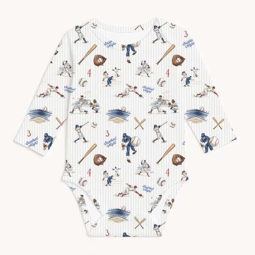 Printed Long-Sleeved Bodyve..