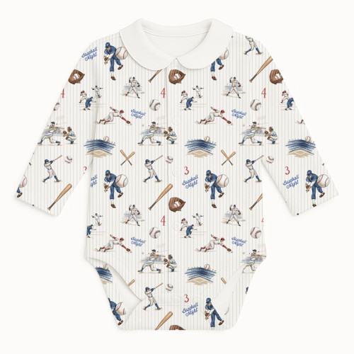 Printed Long-Sleeve Front F..