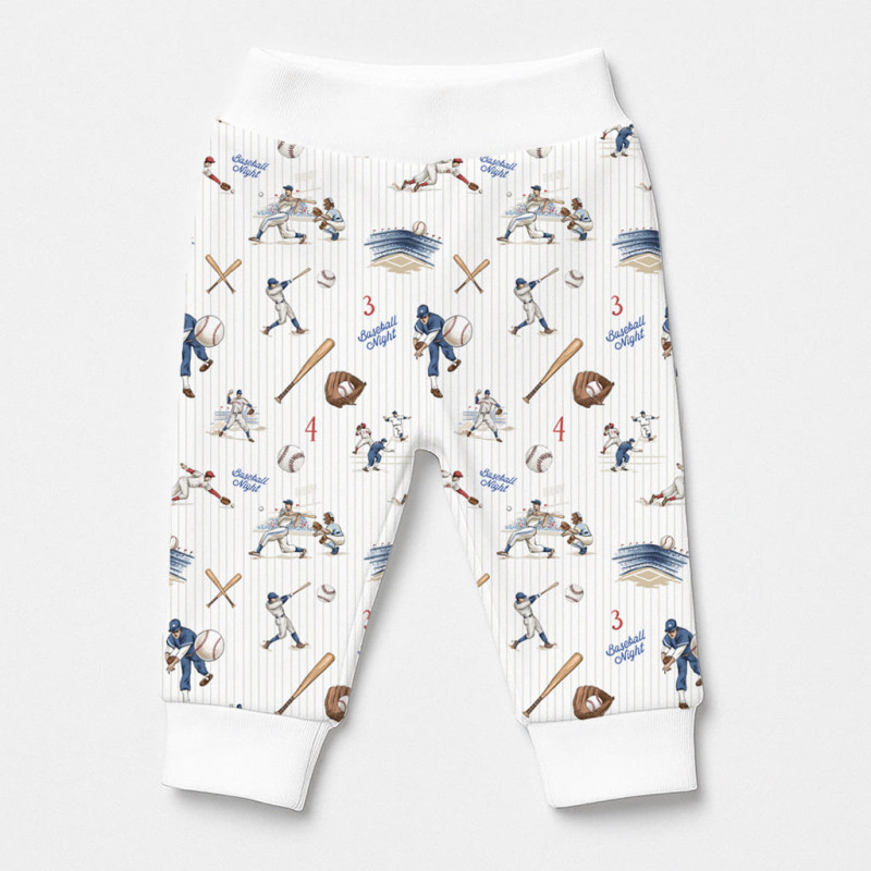Cotton Baby Joggers BR014 BASEBALL