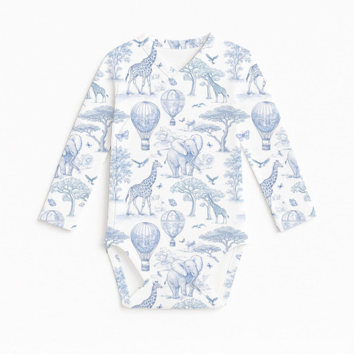 Printed Long-Sleeve Kimono ..