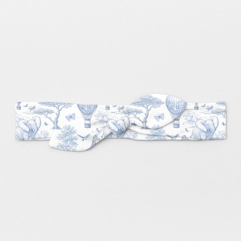 Baby Girls’ Headband My Little Pie BOW001 BLUE TOILE AFRICA