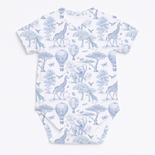 Printed Short-Sleeve Kimono..