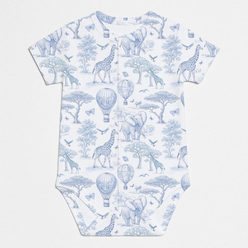 Printed Short-Sleeve Front ..