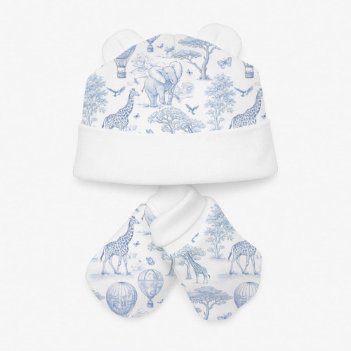Hat and Mittens Set010 BLUE..
