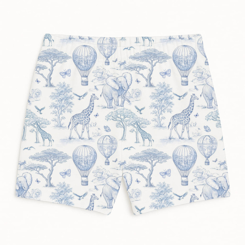 Cotton Baby short PSHS006 BLUE TOILE AFRICA