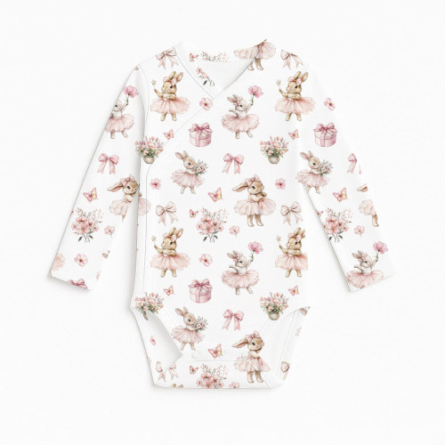 Printed Long-Sleeve Kimono ..