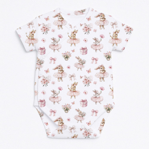 Printed Short-Sleeve Kimono..
