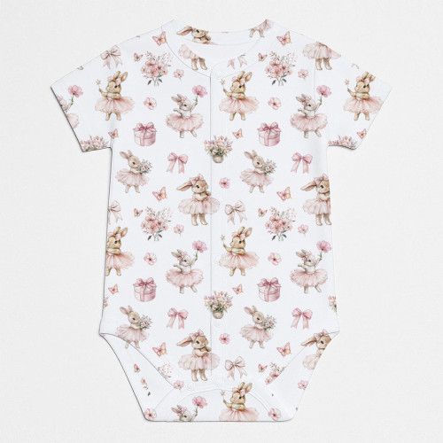 Printed Short-Sleeve Front ..
