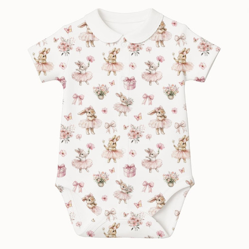 Printed Short-Sleeve Front ..
