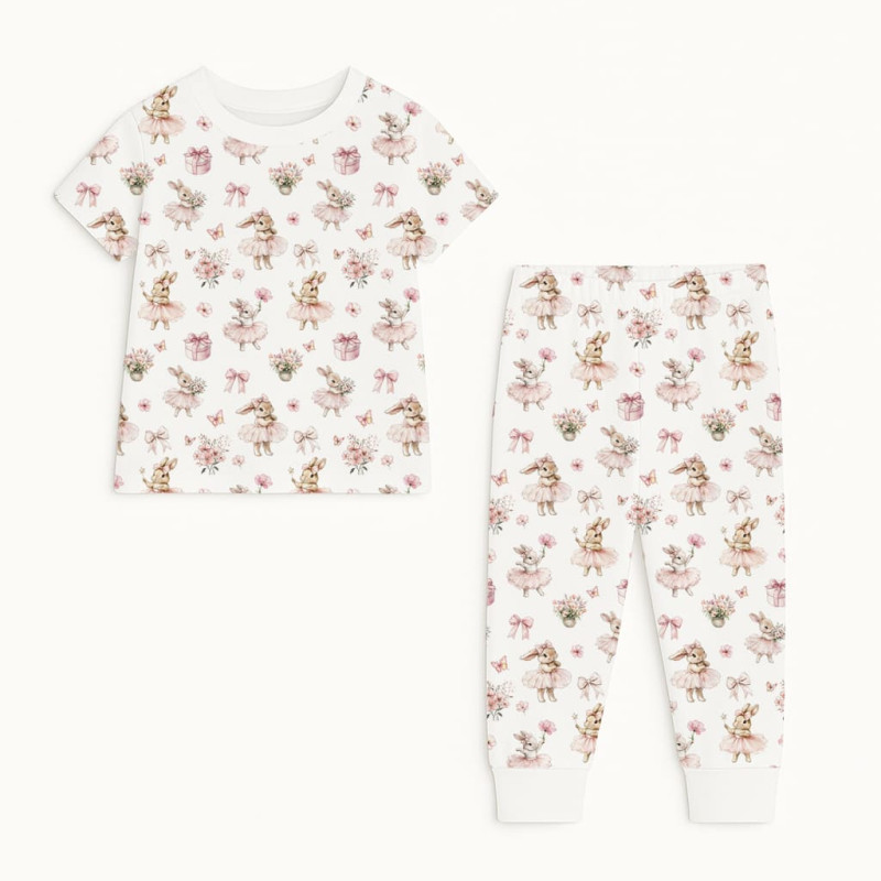 Patterned Supima Cotton Pyjamas Set PJ008 BUBBLES