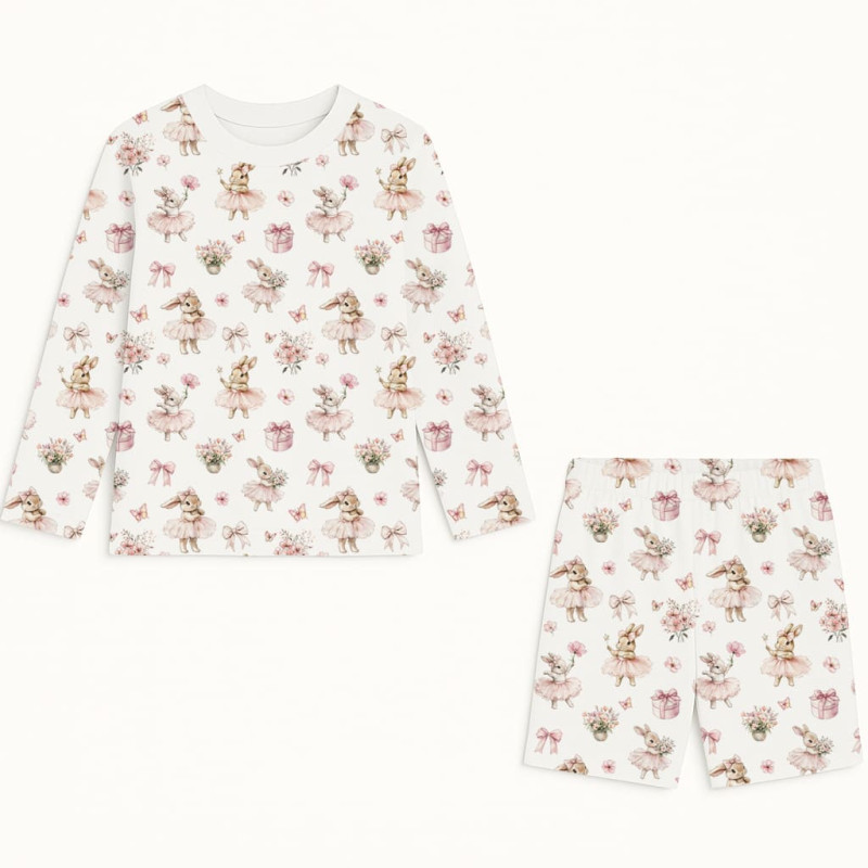 Printed Supima Cotton Top and Shorts Pyjama Set – PJ010 BUBBLES Printed Supima Cotton Top and Shorts Pyjama Set – PJ010 BUBBLES