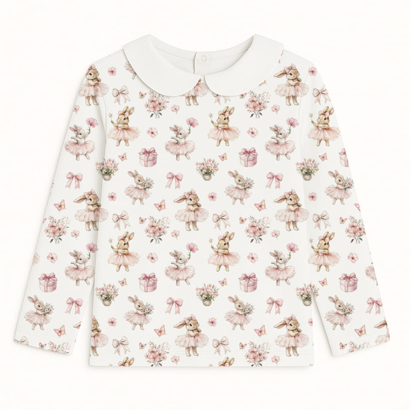 Long Sleeve T-shirt for Boys and Girls з комiрцем TSH002CL BUBBLES Long Sleeve T-shirt for Boys and Girls з комiрцем TSH002CL BUBBLES