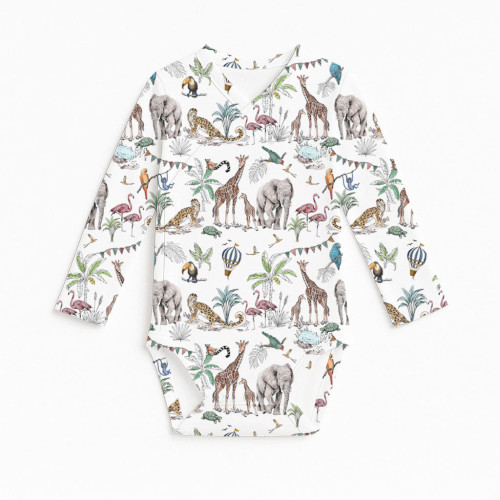 Боди  Kimono с длинным рука..