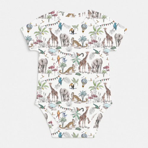 Printed Short-Sleeve Bodyve..