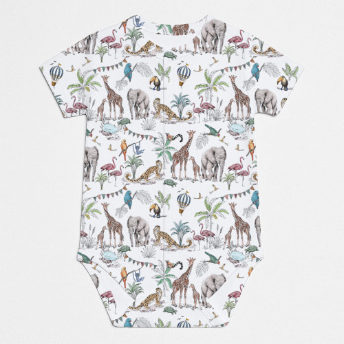 Printed Short-Sleeve Front ..