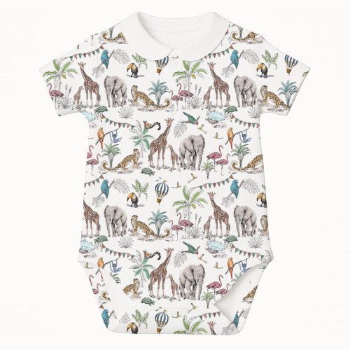 Printed Short-Sleeve Front ..