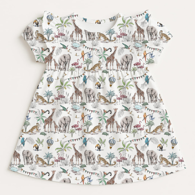 Supima Cotton Night Dress with Ruffle DR019 Supima Cotton Night Dress with Ruffle DR019
