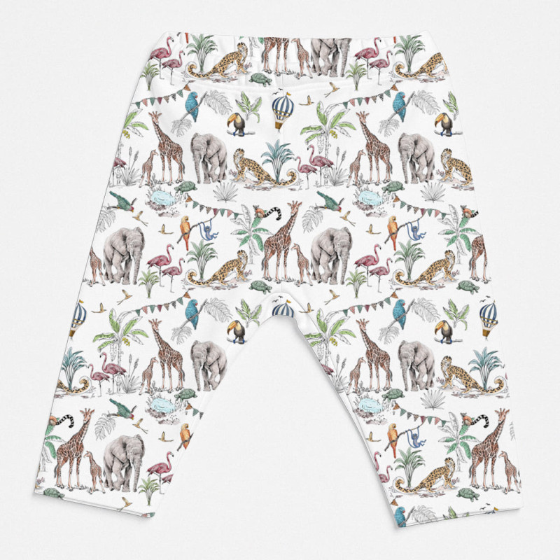 Girls’ Organic Pima Cotton Leggings L003 MADAGASKAR