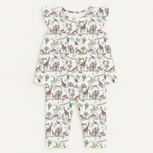 Yoke Girls Pyjama 100% orga..