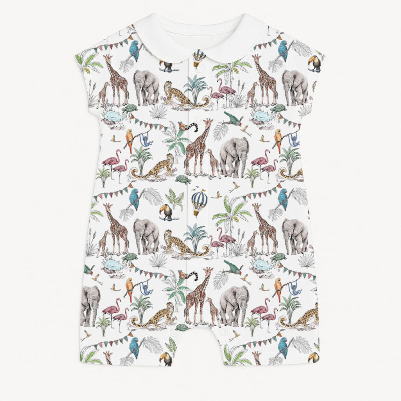 Supima Cotton Shortie with Collar R003CL MADAGASKAR