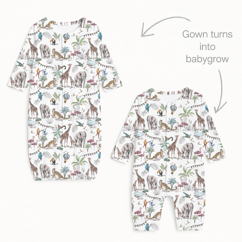 Baby converter gown TR001 MADAGASKAR Baby converter gown TR001 MADAGASKAR